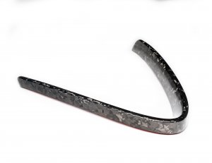 Alfa Romeo Giulia Front V Shield Grill Frame - Carbon Fiber - Forged Carbon - Feroce Carbon Alfa Romeo Giulia Front V Shield Grill Frame - Carbon Fiber - Forged Carbon - Feroce Carbon